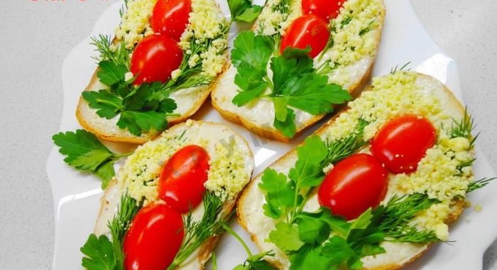 Бутерброды Восьмое марта