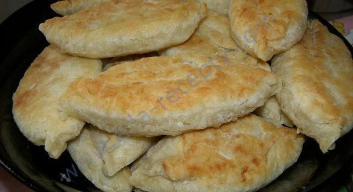 Постные пирожки с картошкой жареные