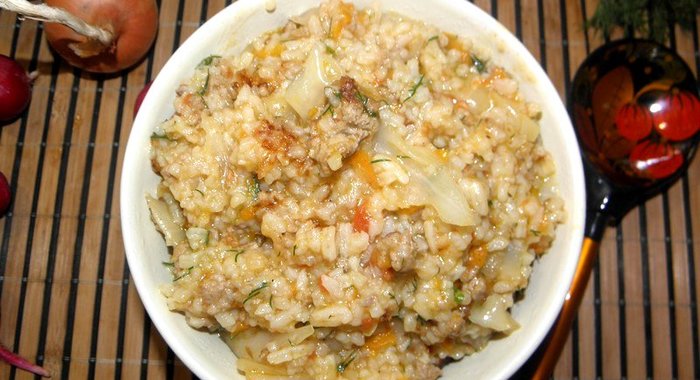 Плов с капустой