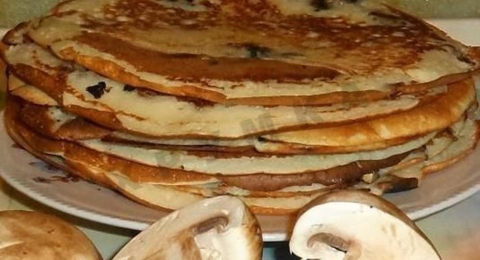 Блины теремок с припеком