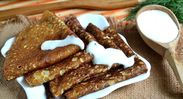 Блины на молоке тонкие