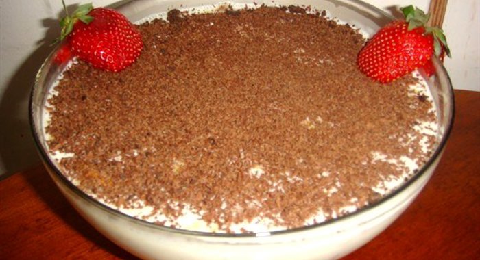 Десерт из ревеня