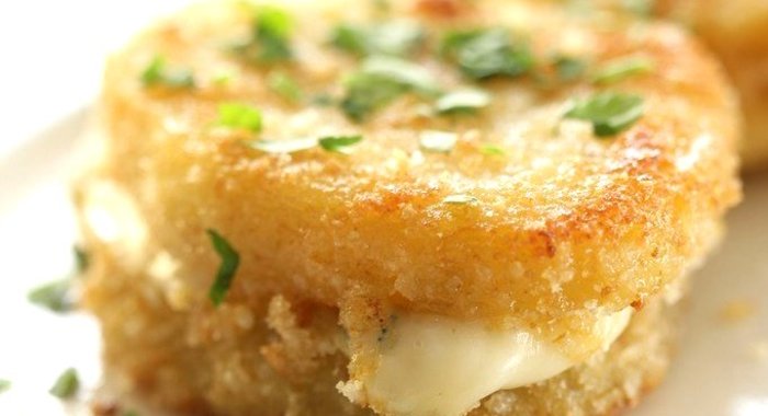 Бутербродики из картофеля с сыром