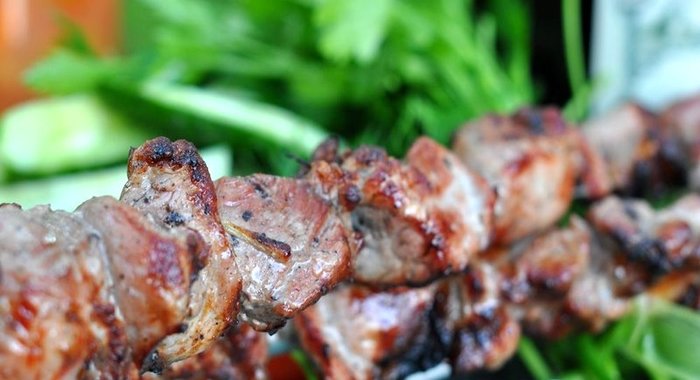 Шашлык из телятины по-уйгурски