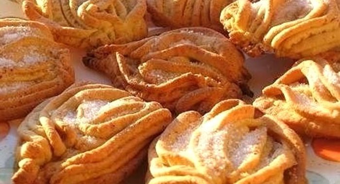 Печенье хризантема через мясорубку