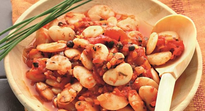 Рагу из крупной фасоли