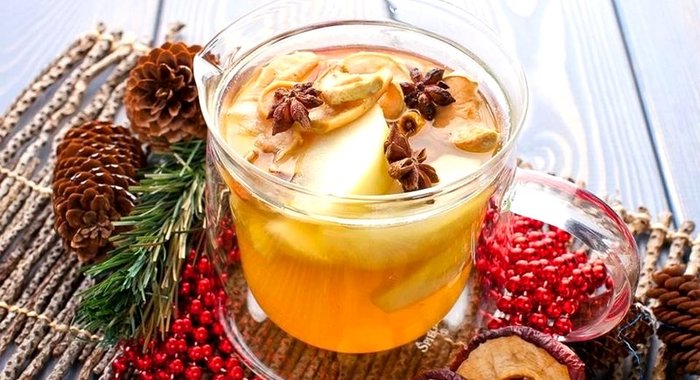 Рождественский фруктовый компот