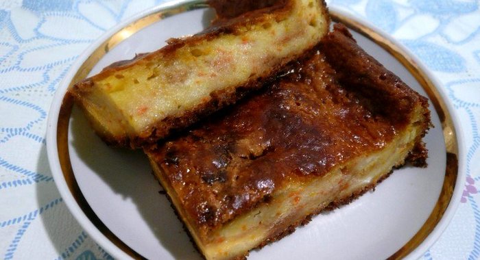 Творожная запеканка с ароматом апельсина