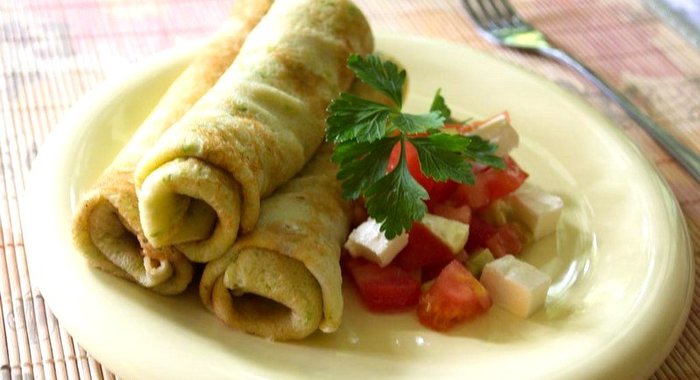 Блины на кабачковом тесте