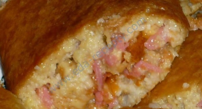 Рулет из каши Дружба