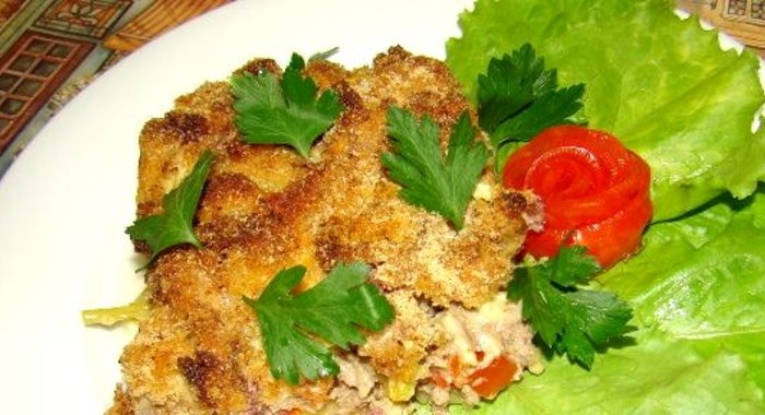 Цветная капуста со свининой