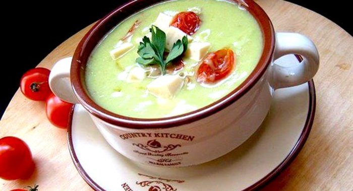 Суп-пюре из авокадо