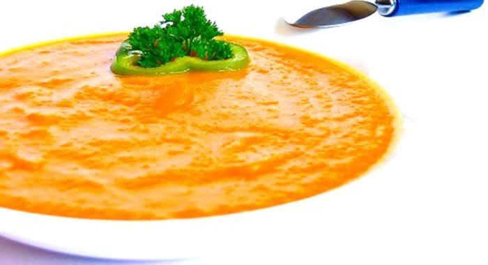 Нежный суп-пюре из тыквы