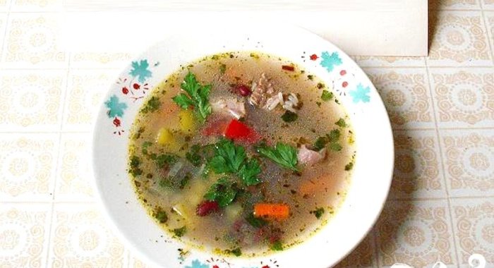 Чорба с фасолью