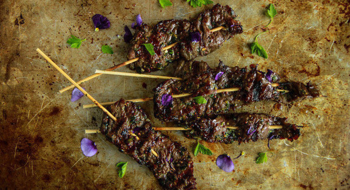 Шашлык в горчичном маринаде