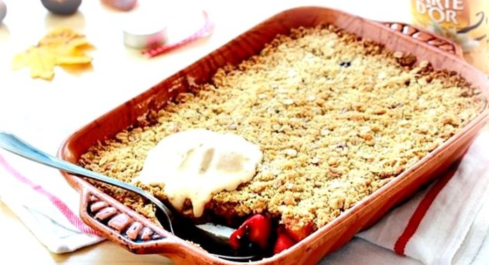 Яблочно-ягодный крош