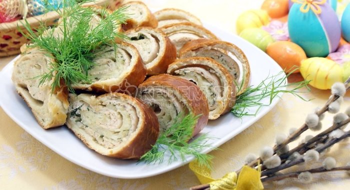 Рулет с рыбой