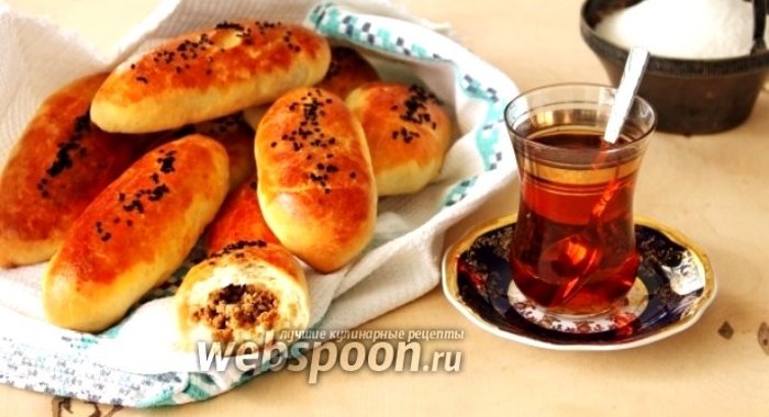 Пирожки из теста на крахмале печёные