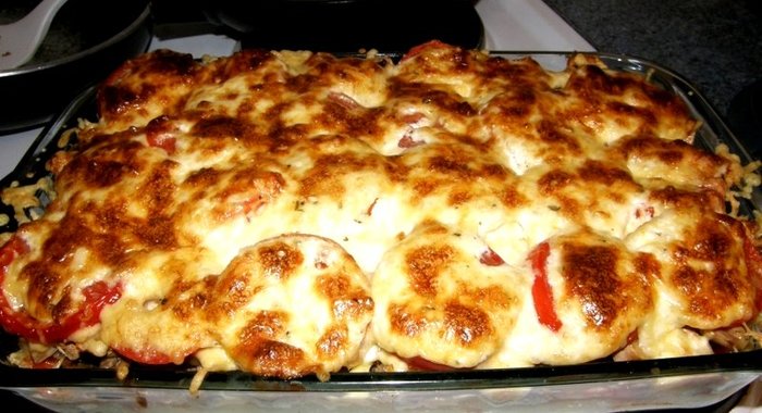 Запеканка из картофеля и мясного фарша