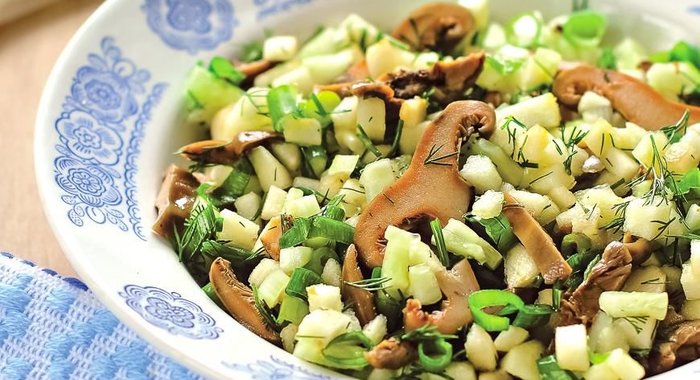 Окрошка постная