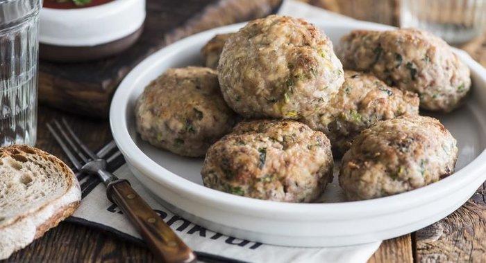 Котлеты из свинины с зеленью