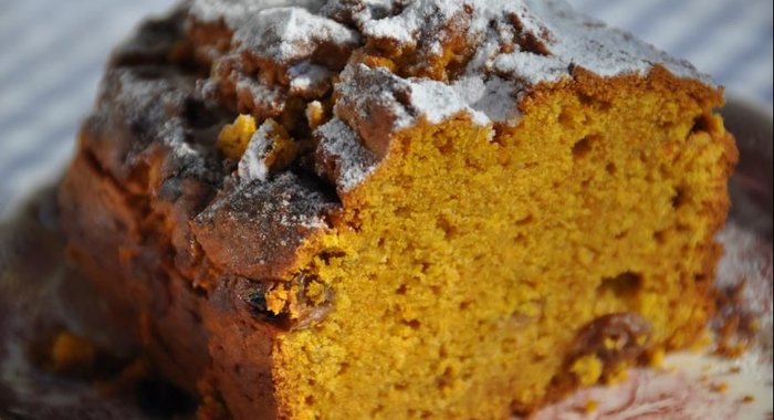 Тыквенный кекс из рисовой муки