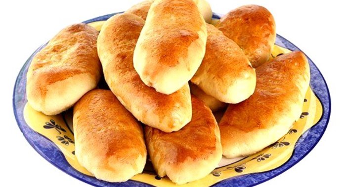 Пирожки с луком-пореем