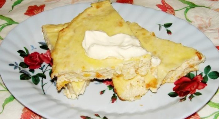 Творожная запеканка с тыквой и творогом