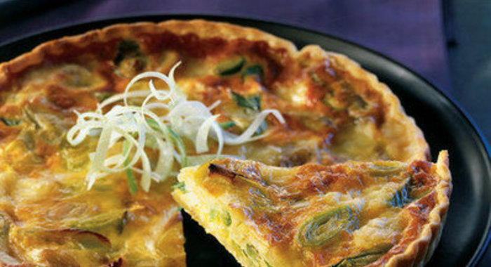 Горячий луковый пирог