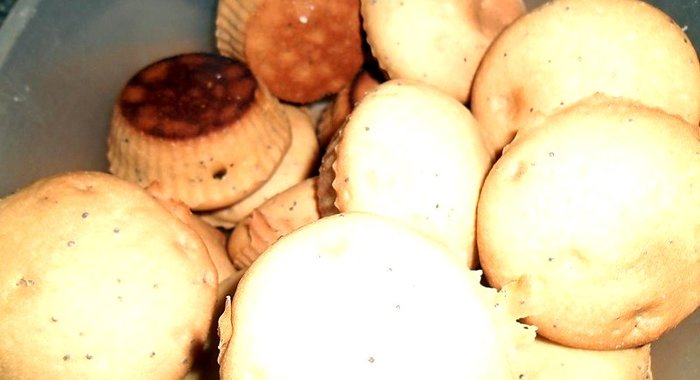 Постные маковые кексы