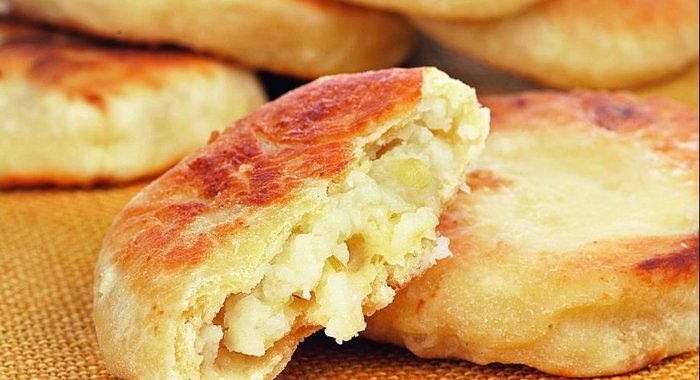 Оладьи на кефире с картофелем