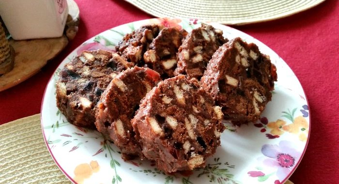 Эстонский десерт «Пестрая собака» (Kirju koer)