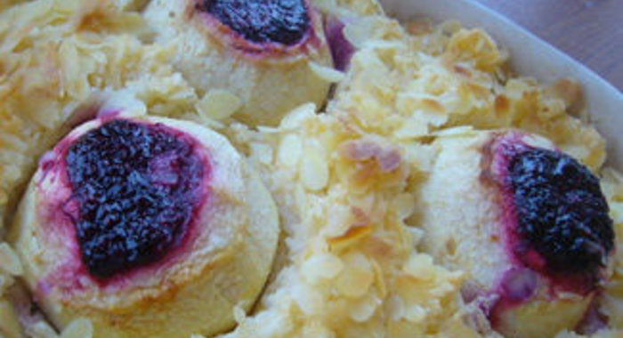 Запеканка Яблоки на снегу