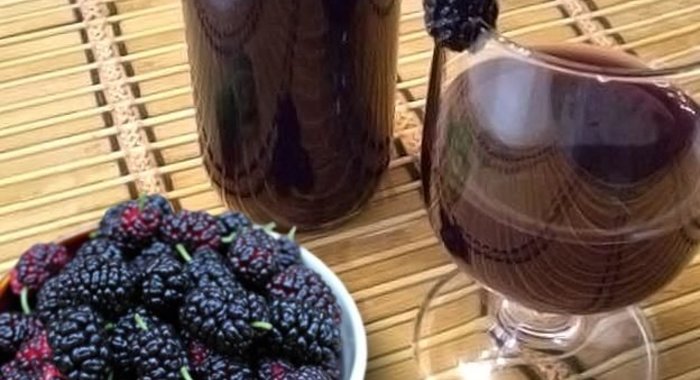 Домашнее вино из шелковицы