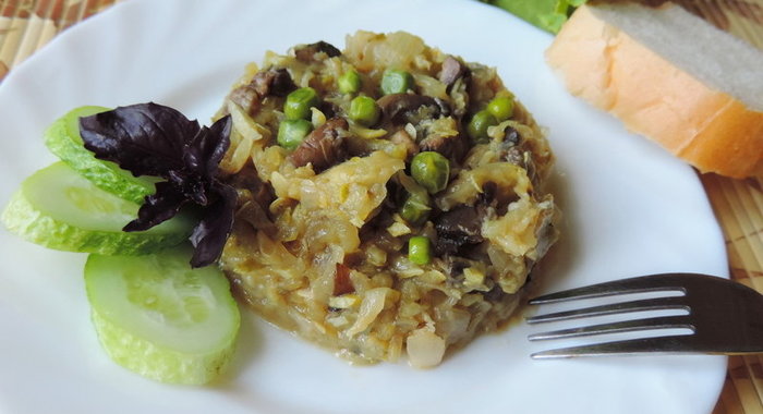 Зеленое кабачковое рагу