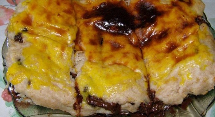 Запеканка с шоколадом
