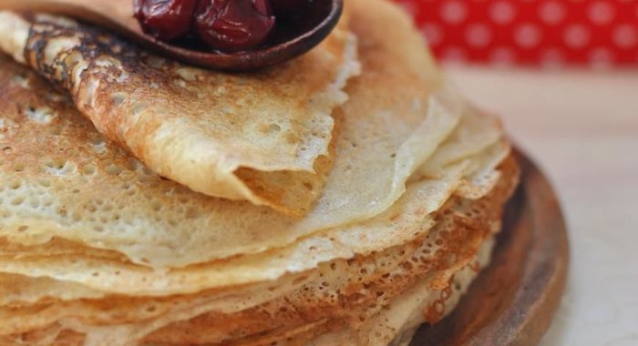 Блины заварные молочные