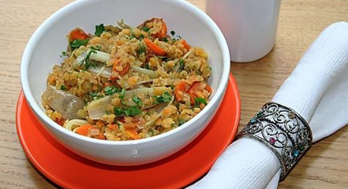 Пирожные с яблоками и клюквой