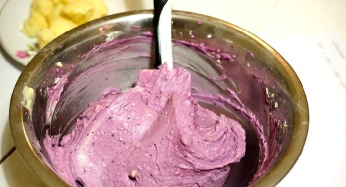 Творожно-черничный крем