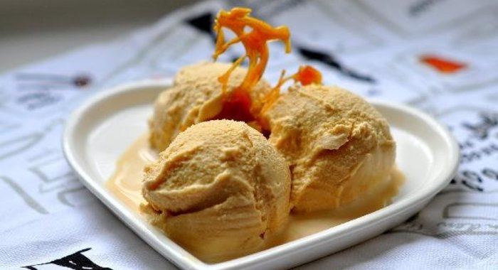 Карамельное мороженое