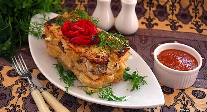 Торт из курицы