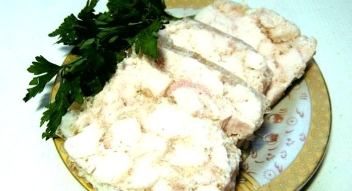 Куриный рулет в пакете