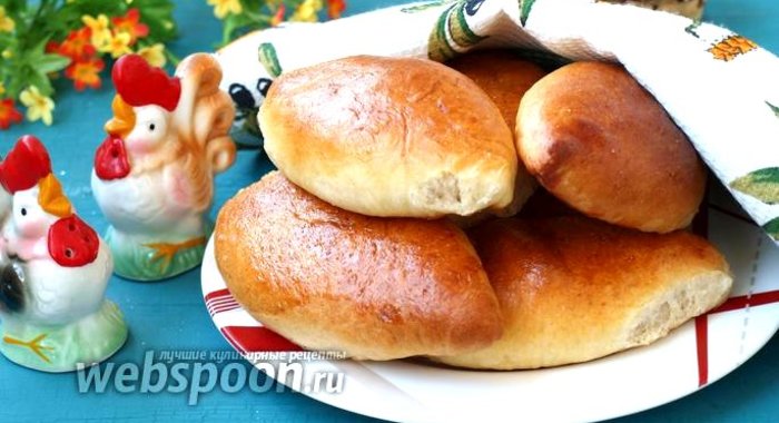 Пирожки с капустой печёные