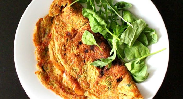 Нутовый омлет