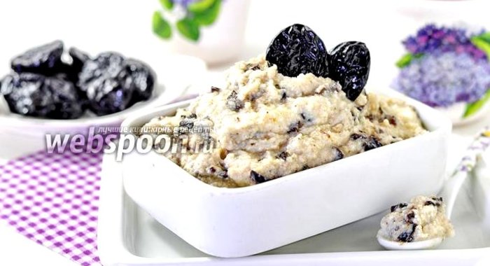 Сметанный крем с черносливом