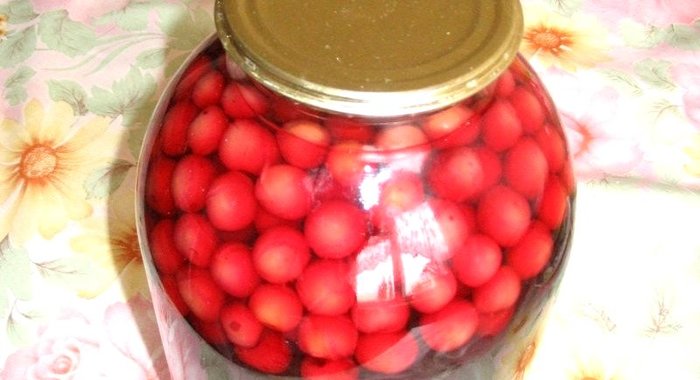 Вишневый компот на зиму