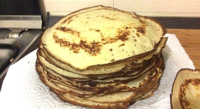 Быстрые тонкие блины