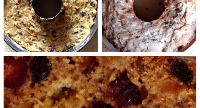 Рождественский кекс с сухофруктами и пряностями