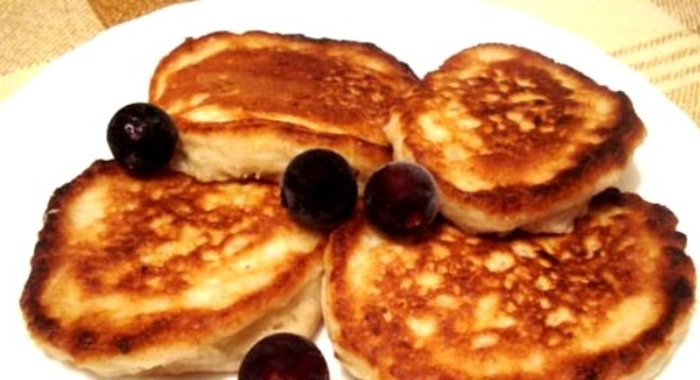 Овсяно-яблочные оладьи