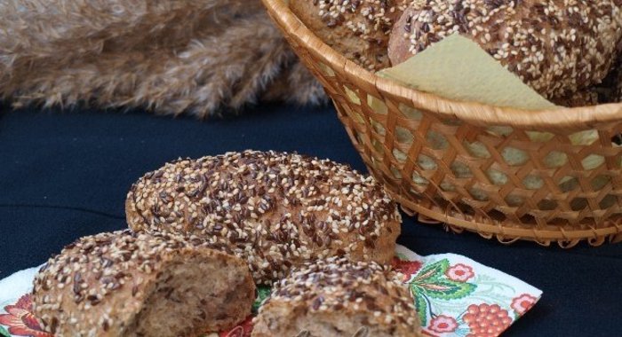 Булочки с цельнозерновой мукой